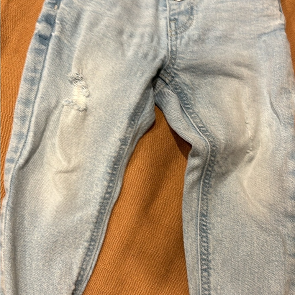 Zara Kids Light Blue Distressed Jeans